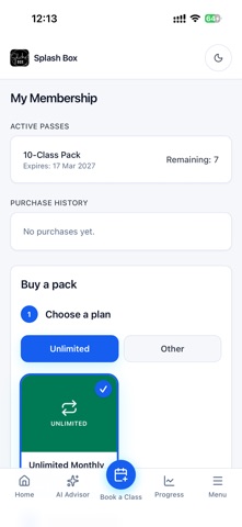 Splash Box Member — Plans & pricing